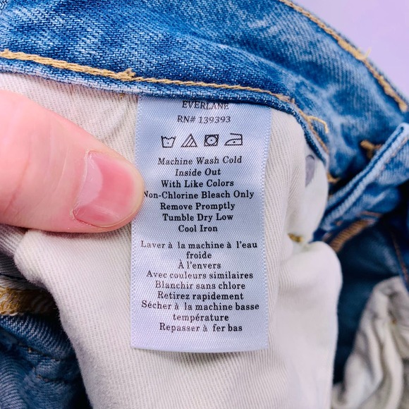 EVERLANE The Way Wide Crop Shorts Womens Size 25 - Picture 7 of 9